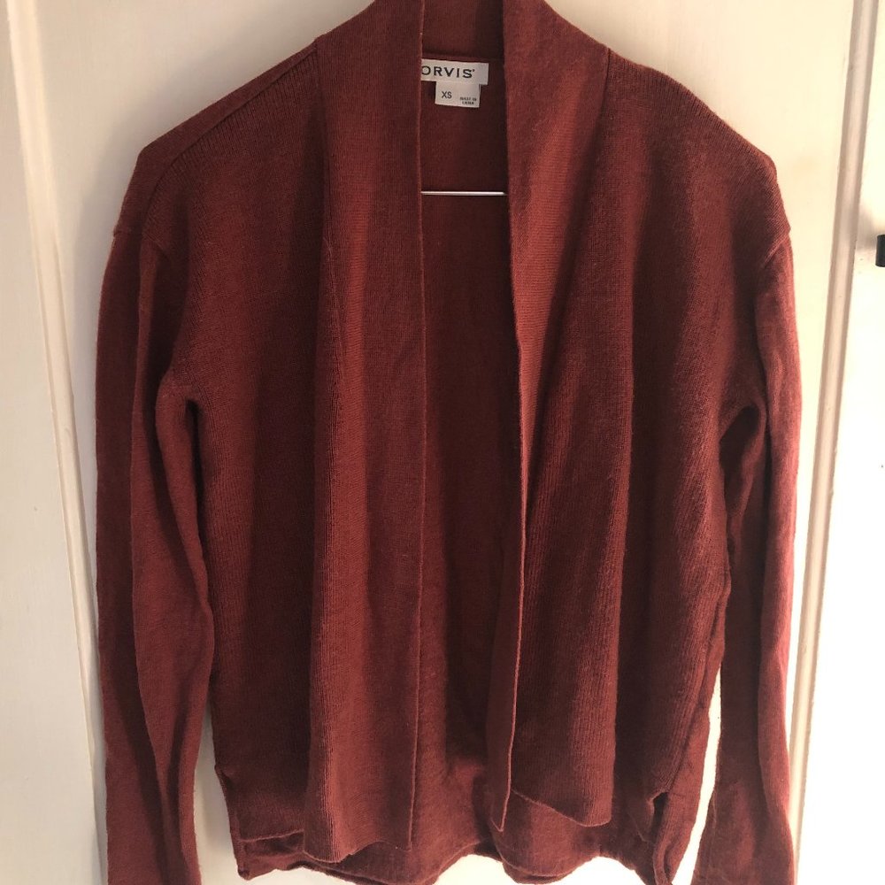 Orvis wool cardigan